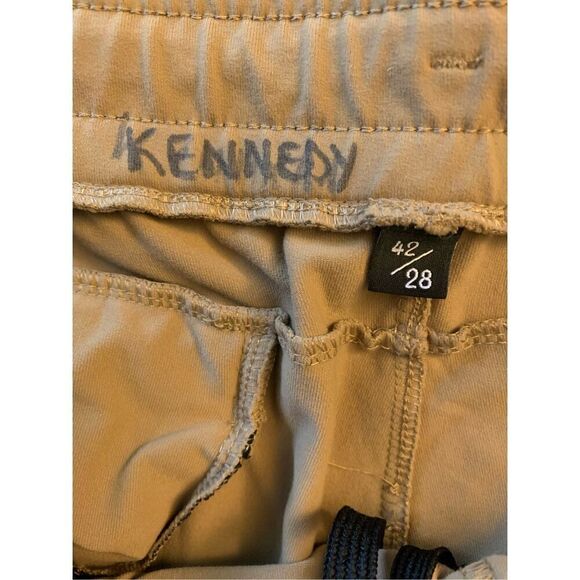 Public Rec Pants khaki tan men's size 42 28 - Picture 3 of 6